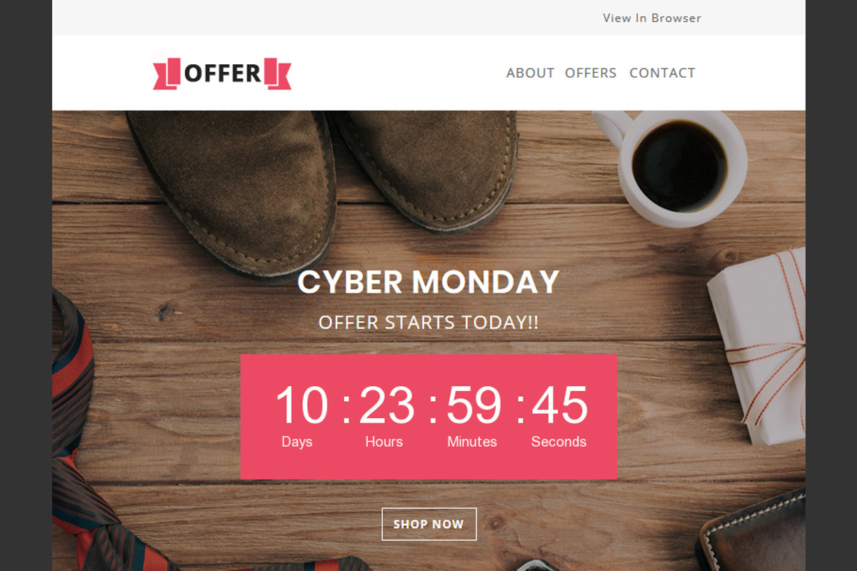 Offer - Email Template, an Email Template by Pennyblack Templates