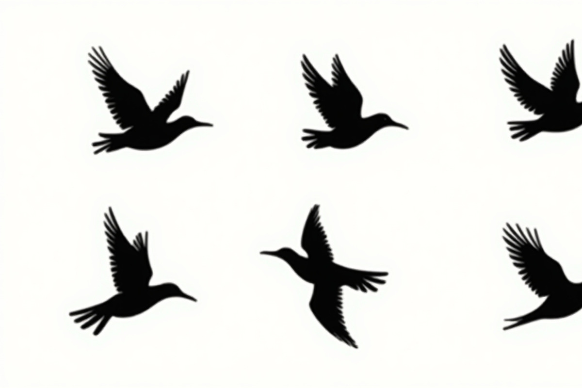 Flying Bird Silhouette Bundle, an Illustration by Creativeshirt (Photo 10 of 10)
