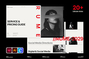 RUME | Service & Pricing Guide, a Presentation Template by Templeste (Thumbnail 1 of 7)