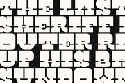 Badmoon Slab - A Space Western font, a Slab Serif Font by Nick Mac (Thumbnail 5 of 8)