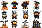 Halloween  Animals Clipart, an Illustration by Designworld (Thumbnail 3 of 6)