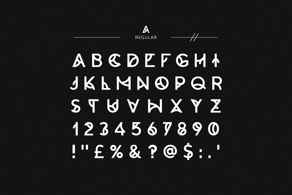 Avion | Display Font preview 3