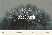 Thornville — Blackletter Display, a Blackletter Font by Creacy Studio (Thumbnail 7 of 10)