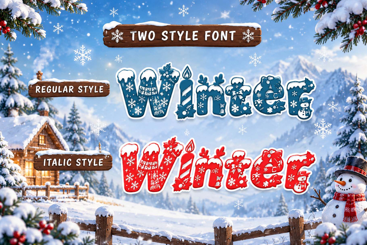 Frosty Dream, a Handwritten Font by Yoga Letter (Photo 5 of 9)