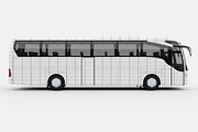 City Coach Bus Mockup with Vehicle, a Product Mockup by graphypix (Thumbnail 4 of 4)