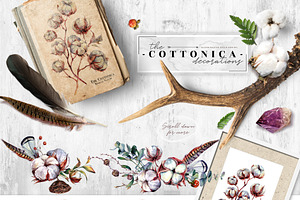 COTTONICA Winter Rustic Florals