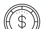 42 Banking Payment Outline Icons, an Outline Icon by adenpinkstore (Thumbnail 15 of 18)