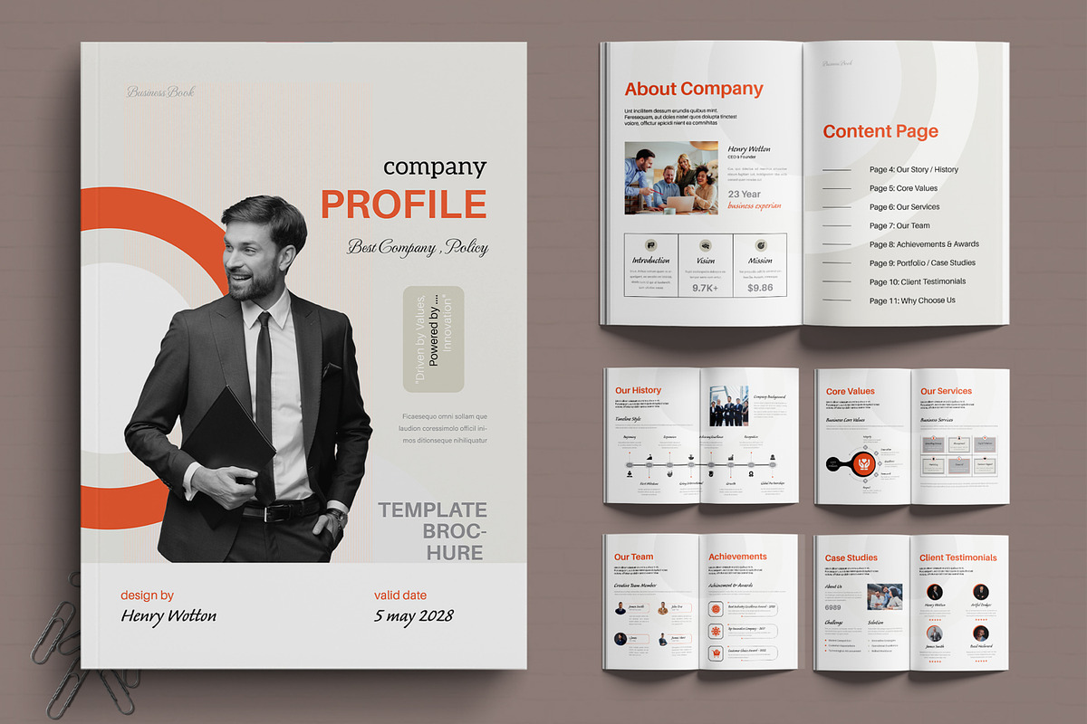 Company Profile Document Template preview 6