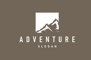 Mountain Logo Nature Landscape, a Branding & Logo Template by Maylianaw28