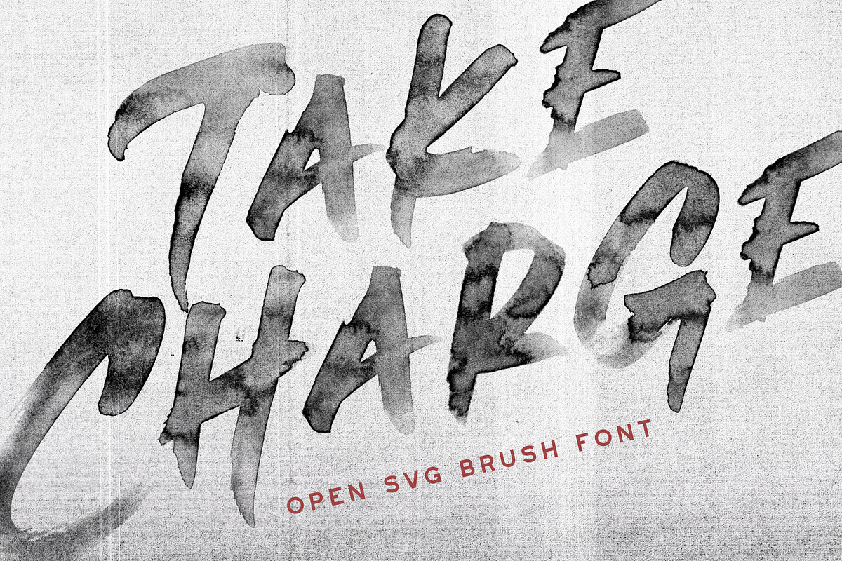 Take Charge - OpenType SVG Font