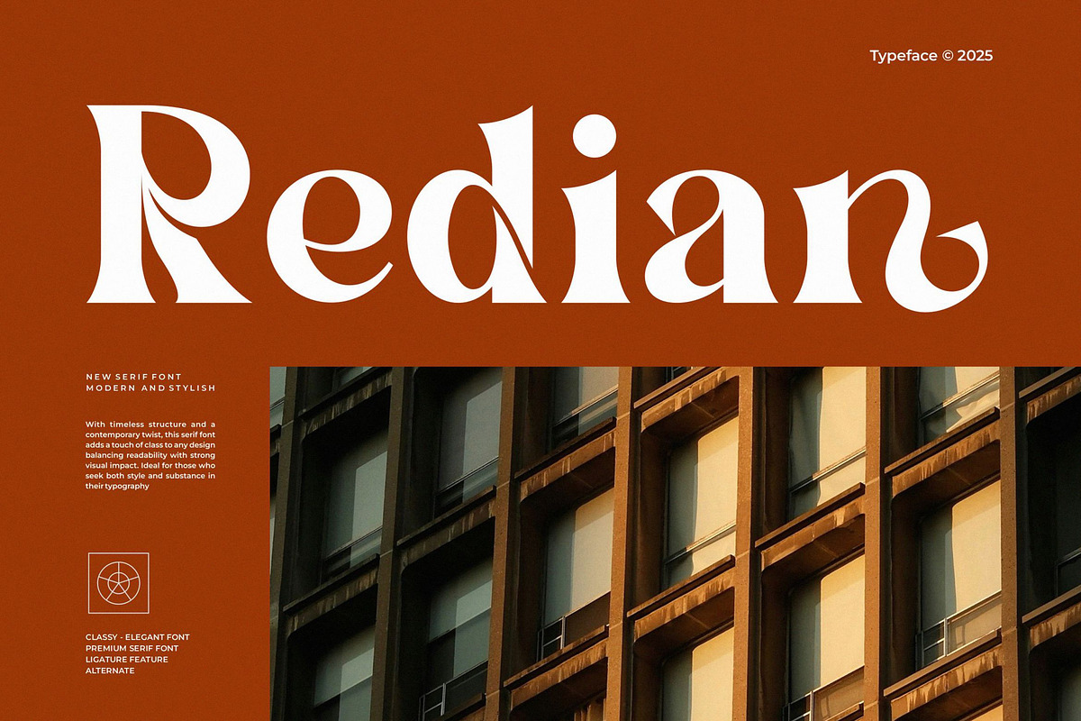 Redian || Modern Classy Serif Font, a Serif Font by Idea Studio (Photo 1 of 10)