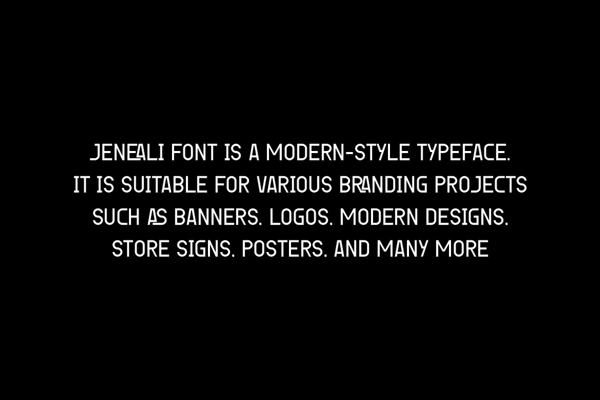 Zaveano - Ligatures Font, a Sans Serif Font by QR Design Studio (Photo 5 of 8)
