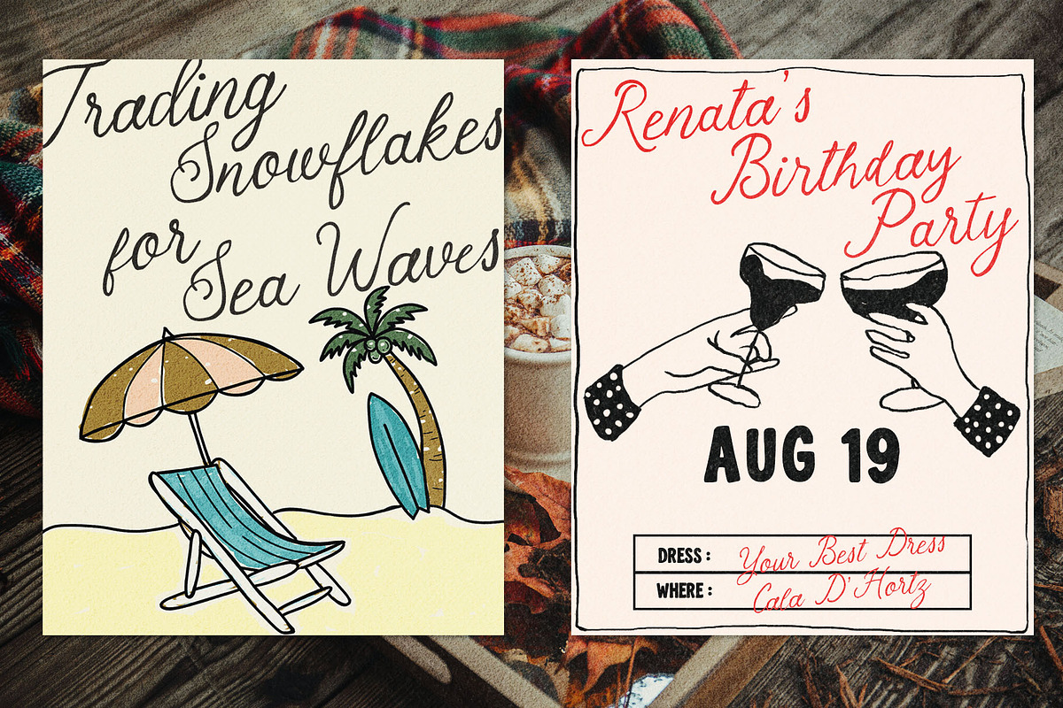Girlsdayout Fiesta – Font Trio, a Handwritten Font by deadlock studio (Photo 8 of 12)