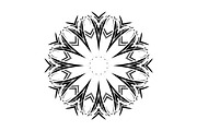 Black and White Mandala Patterns Set, a Decorative Illustration by NJ Himel (Thumbnail 65 of 101)