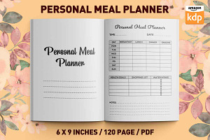 Personal Meal Planner KDP Interior