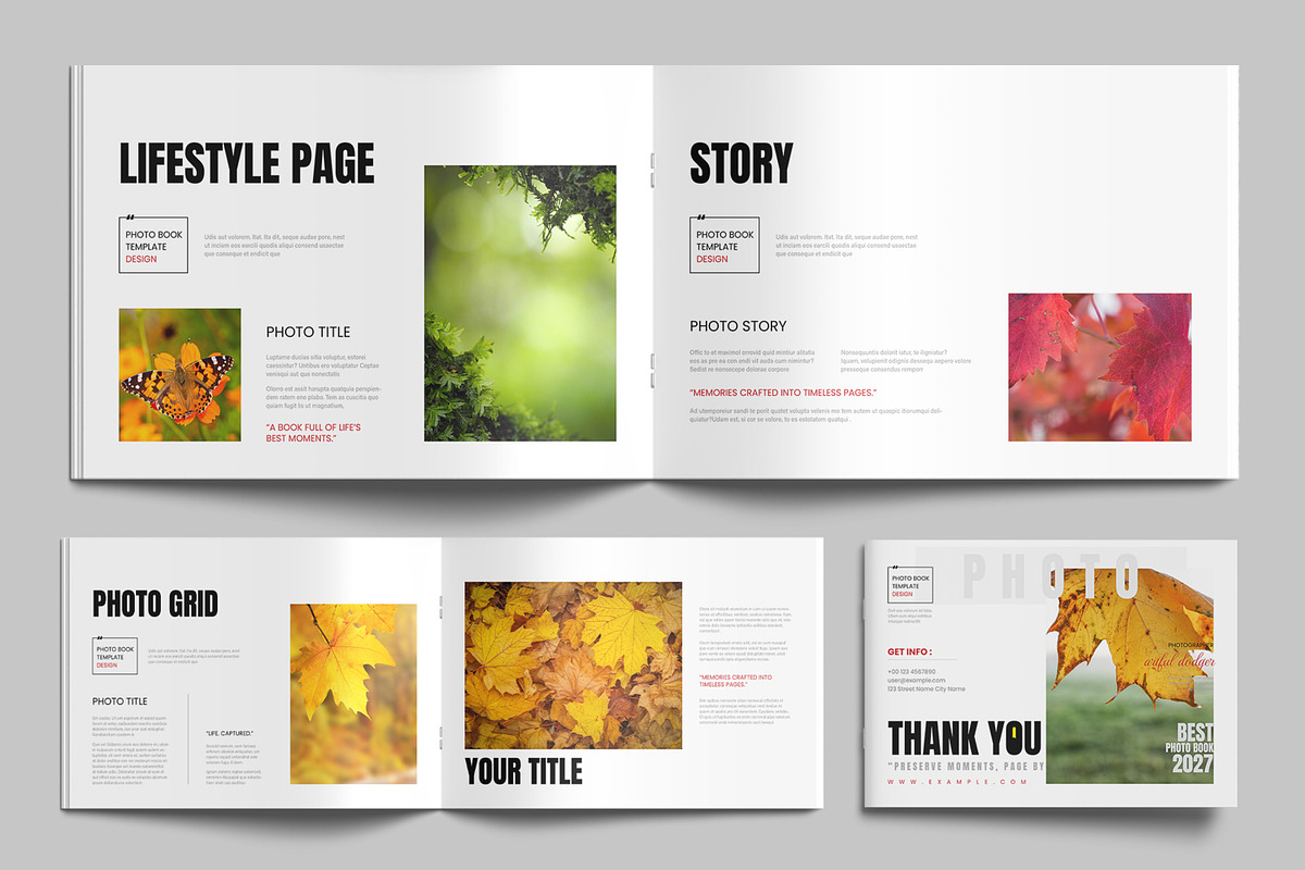 Photo Book for Photography Portfolio, a Brochure Template by MightyDesign (Photo 5 of 8)