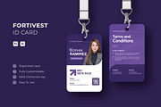 Fortivest Insurance - ID Card, a Card Template by Esensifiksi.studio (Thumbnail 1 of 3)