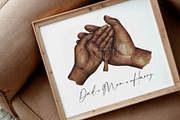 Family Hands Premature Baby & Angel, a Person Illustration by EkaterinaViArt (Thumbnail 4 of 4)