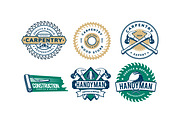 CARPENTRY wood work BADGE bundel, a Branding & Logo Template by grindstudio (Thumbnail 2 of 5)