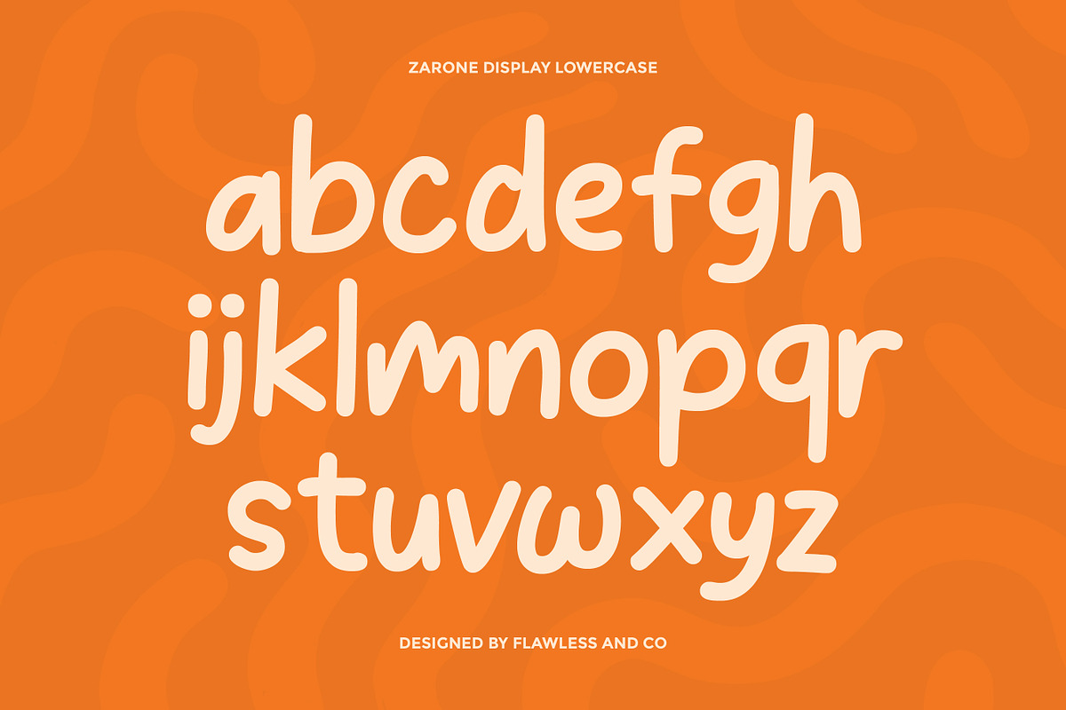 Zarone - Handwritten Display Font, a Handwritten Font by Flawless And Co (Photo 7 of 10)