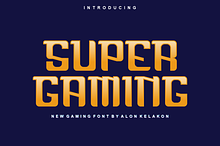Super Gaming Font