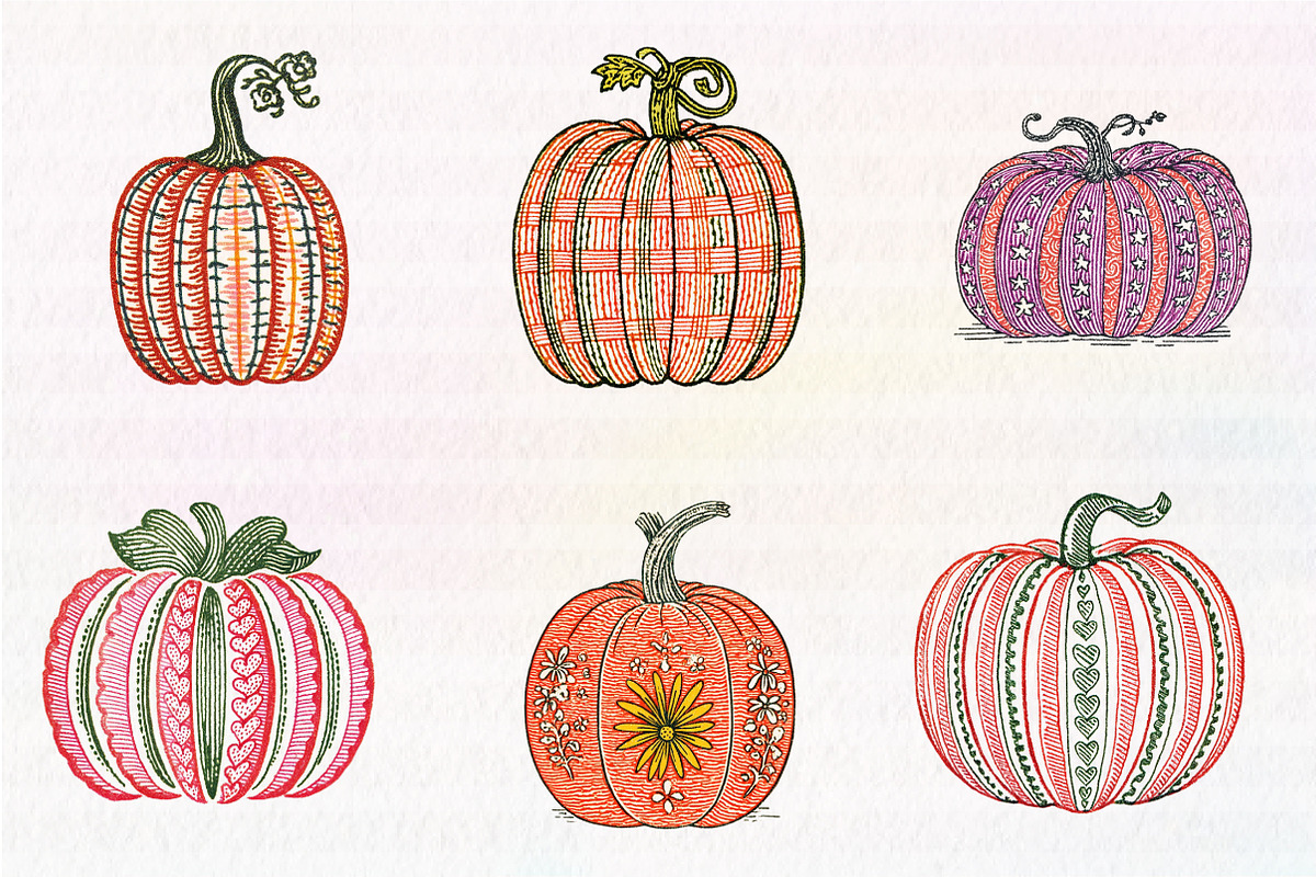 Pumpkin Hand-drawn Fall, an Illustration by CreationArt (Photo 4 of 4)