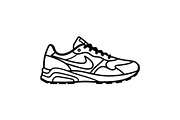 Sneaker Silhouette Vector Bundle, an Illustration by Designs_River (Thumbnail 46 of 48)