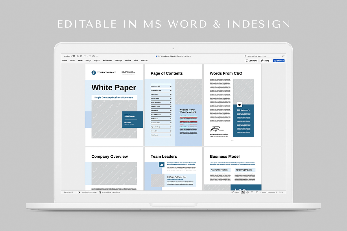 White Paper, a Brochure Template by Leaflove (Photo 10 of 10)