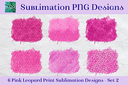 Sublimation - Pink Leopard Print 2, a Decorative Illustration by Sapphire X Designs (Thumbnail 1 of 3)