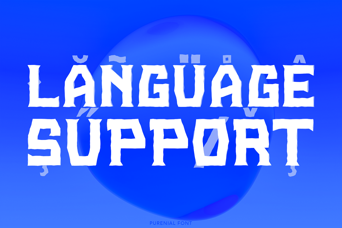 Purenial Font, a Font by madeDeduk (Photo 5 of 8)