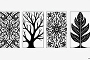 Leaf and Tree Vector Bundle, an Illustration by Creativeshirt (Thumbnail 7 of 9)