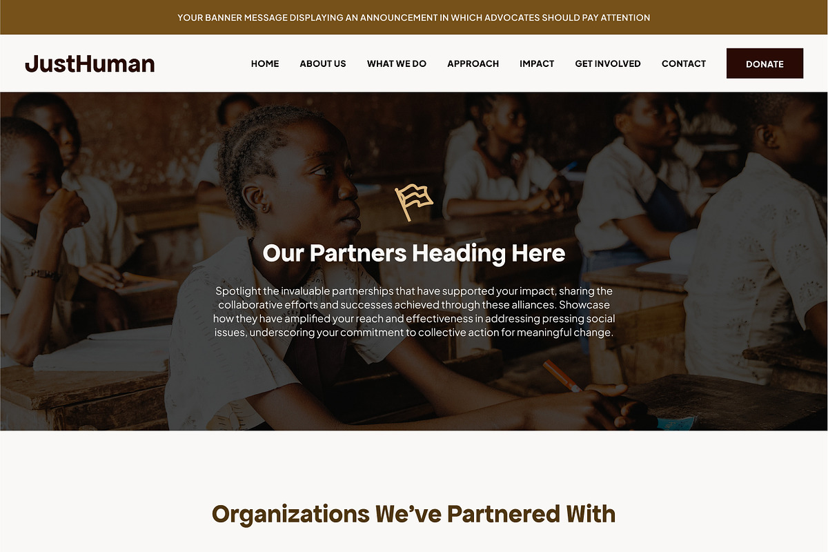 Human Rights Showit Website Template, a WordPress Template by Studio Humankind (Photo 16 of 20)