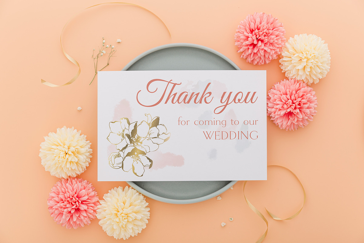 Apple bloom wedding invitations set, an Invitation Template by Doodle emporium (Photo 6 of 7)