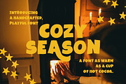 Cozy Season - Warm & Playful Font, a Handwritten Font by BilberryCreates (Thumbnail 2 of 12)