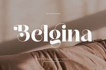 Belgina | Modern Unique Serif