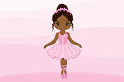 Vector African American Ballerina, an Illustration by TheCreativeMill (Thumbnail 4 of 5)