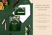 Annual Holiday Party Invitation, an Invitation Template by Encre Studio (Thumbnail 3 of 4)