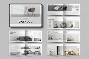 Digital Product Catalog Landscape, a Brochure Template by E-Type