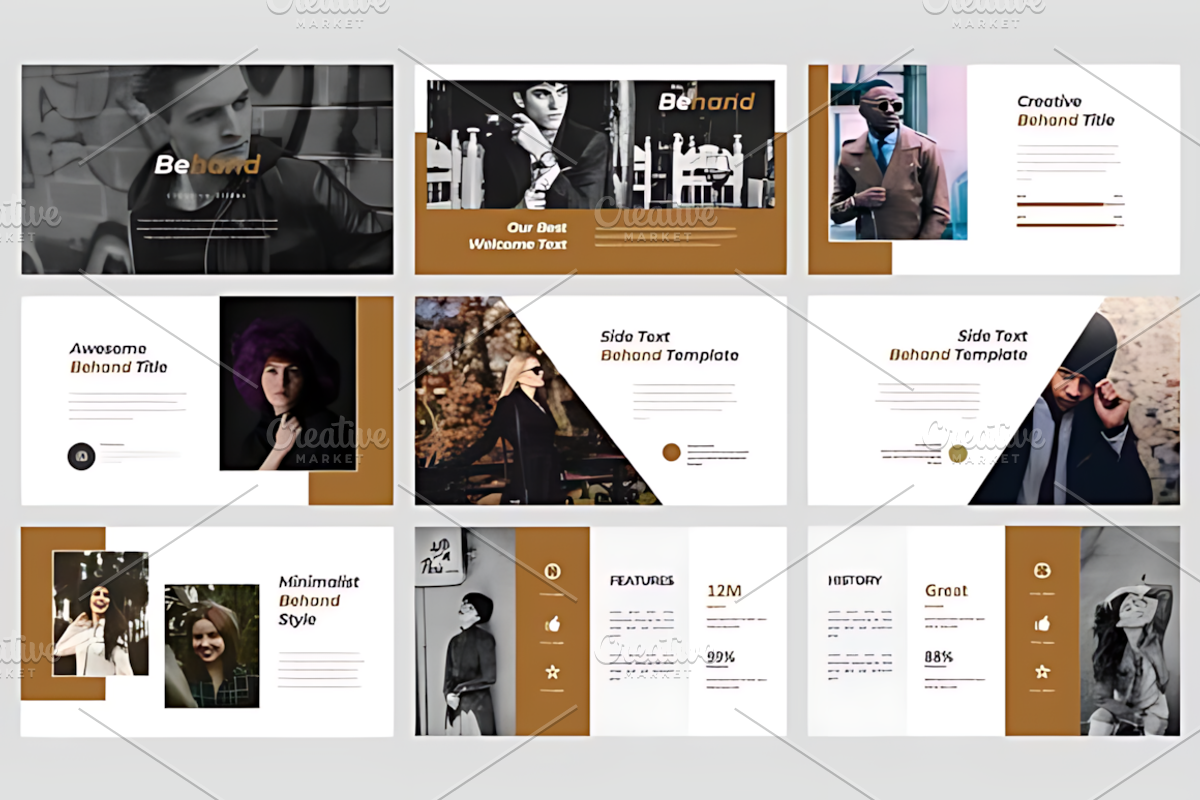 Behand Keynote Templates, a Presentation Template by Coco Bloom (Photo 2 of 5)