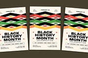 Black History Month Flyer, a Flyer Template by Gumico Studio. (Thumbnail 1 of 3)