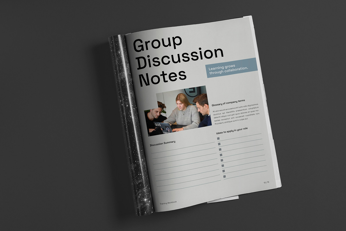 Corporate Training Workbook, a Brochure Template by Neermana (Photo 6 of 10)