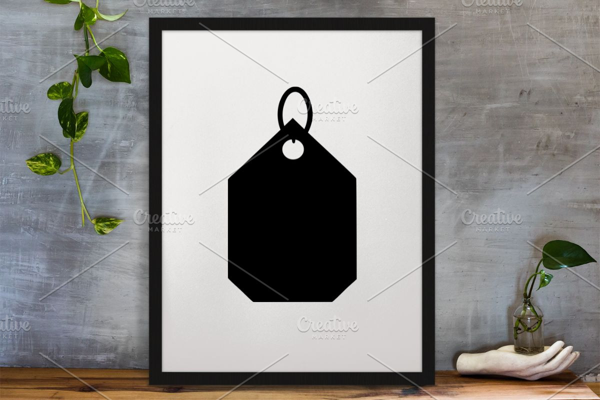Gift Tags Silhouette SVG #2, a Decorative Illustration by newminddesign (Photo 3 of 5)