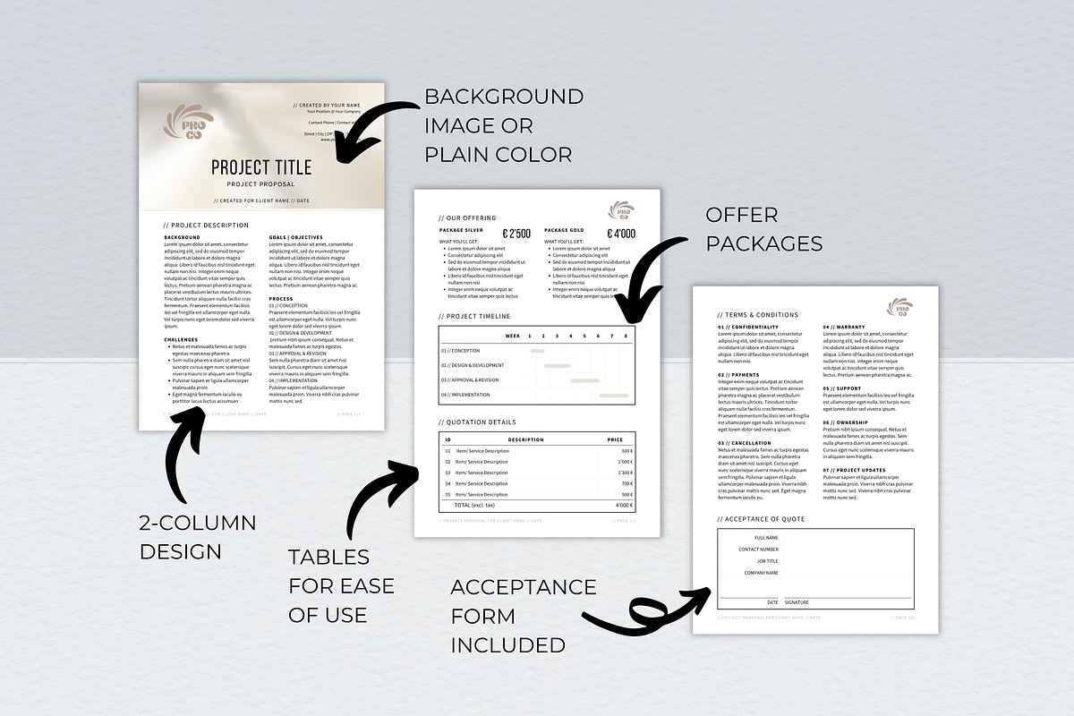 Project Proposal Canva Template preview 6