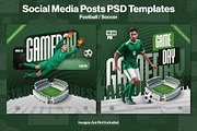 Football Social Media Posts Template, a Flyer Template by iHemalaya (Thumbnail 1 of 2)