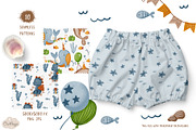 Sea animals. Birthday collection., an Animal Illustration by owlasya (Thumbnail 7 of 9)