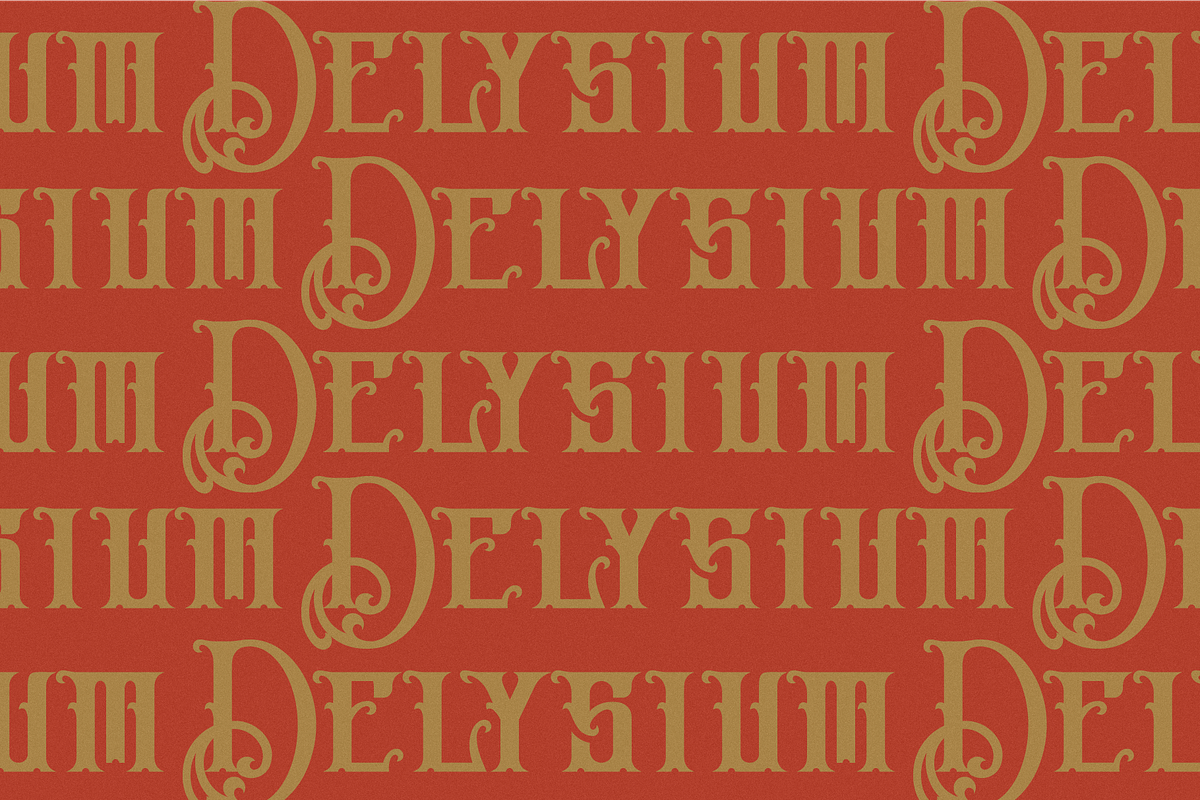 Delysium - A Display Font, a Blackletter Font by Hanstype.com (Photo 5 of 9)