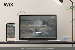 Luxury Picnic Website Template - Wix