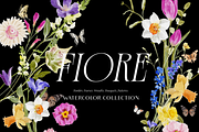 FIORE Bright watercolor flowers, a Decorative Illustration by Grace Noboa Illustrations (Thumbnail 7 of 17)
