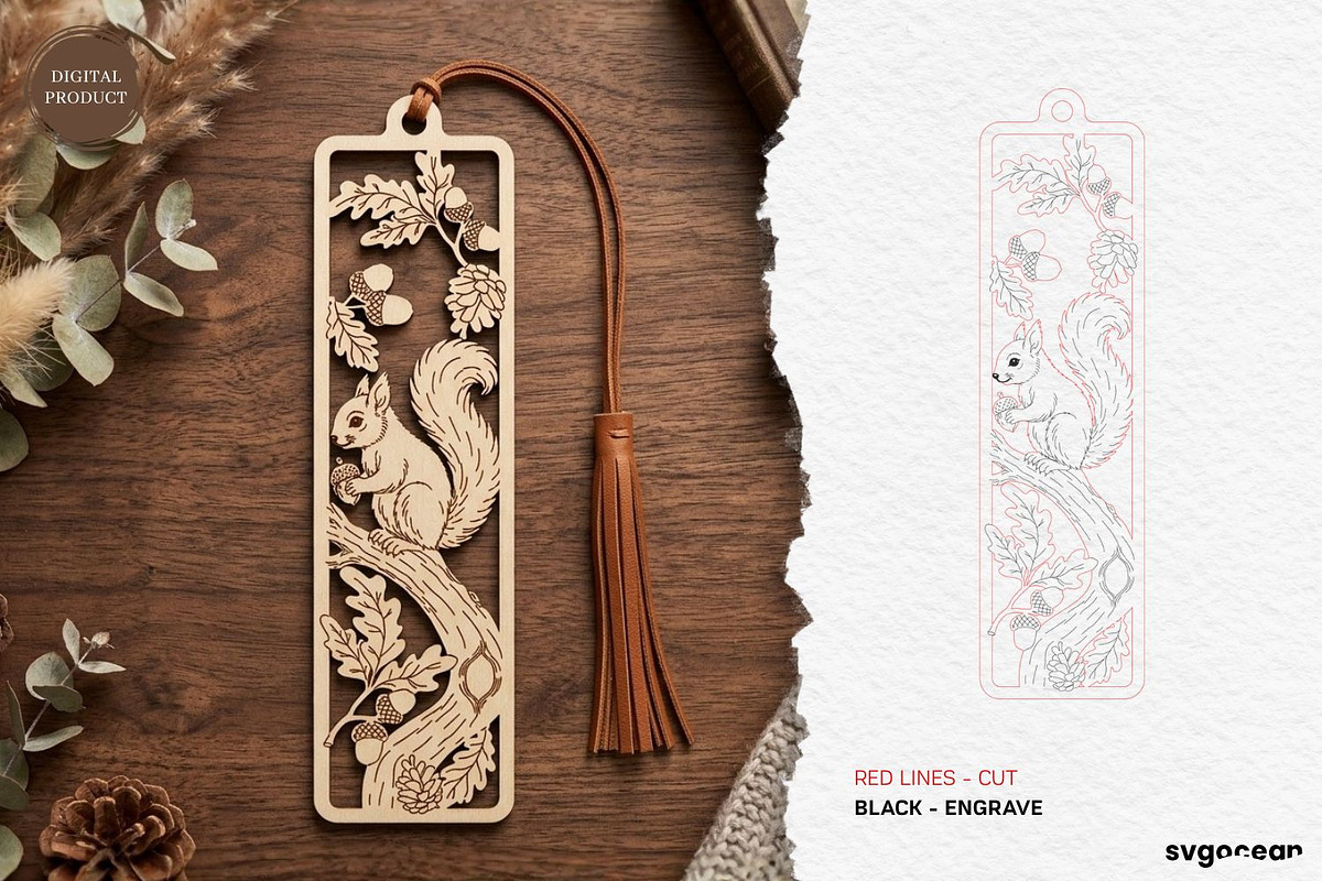 Winter Animals Bookmarks SVG Bundle, a Decorative Illustration by svgocean (Photo 3 of 13)