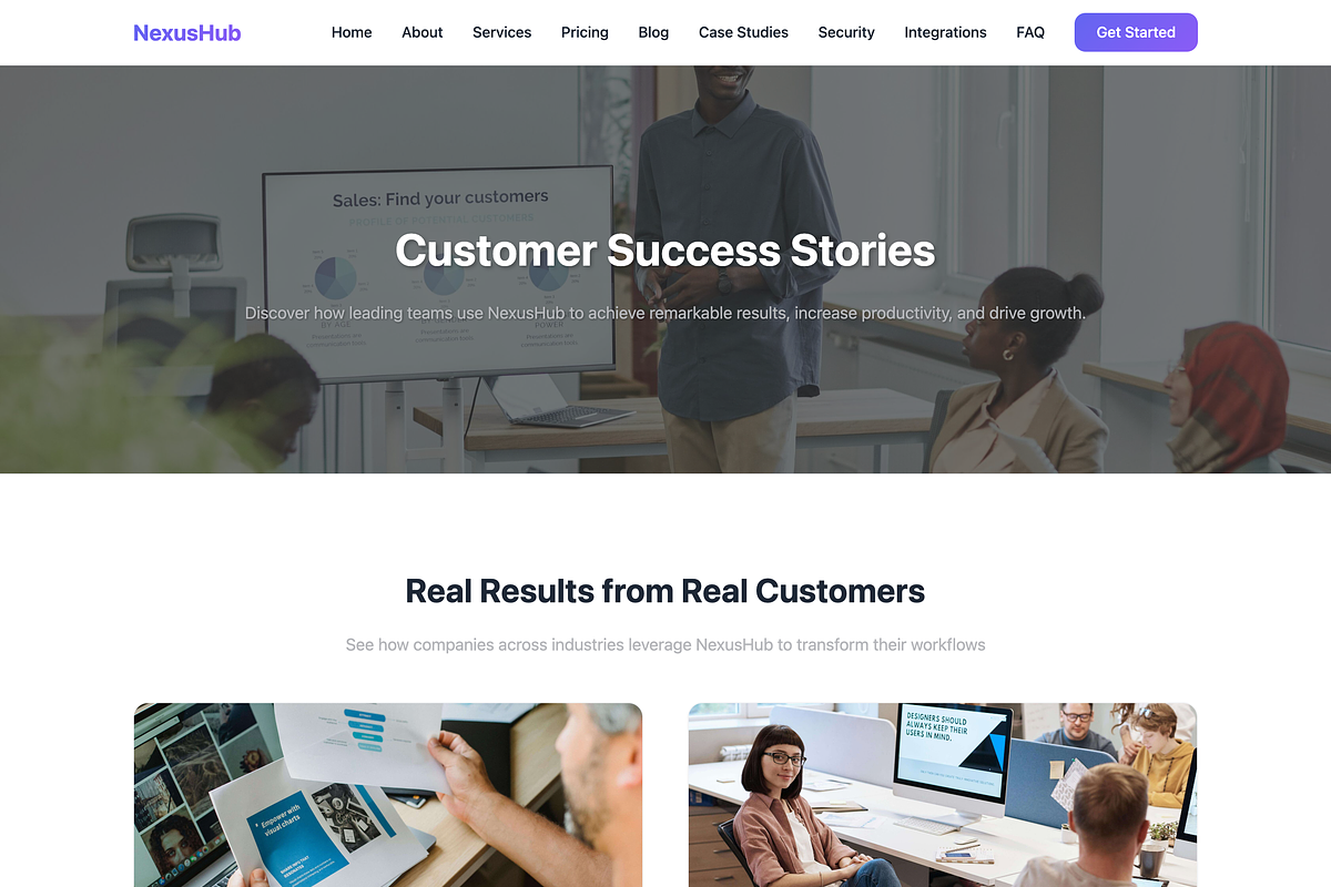 NexusHub - Business HTML Template, a HTML Template by FlyTemplates.com (Photo 6 of 9)